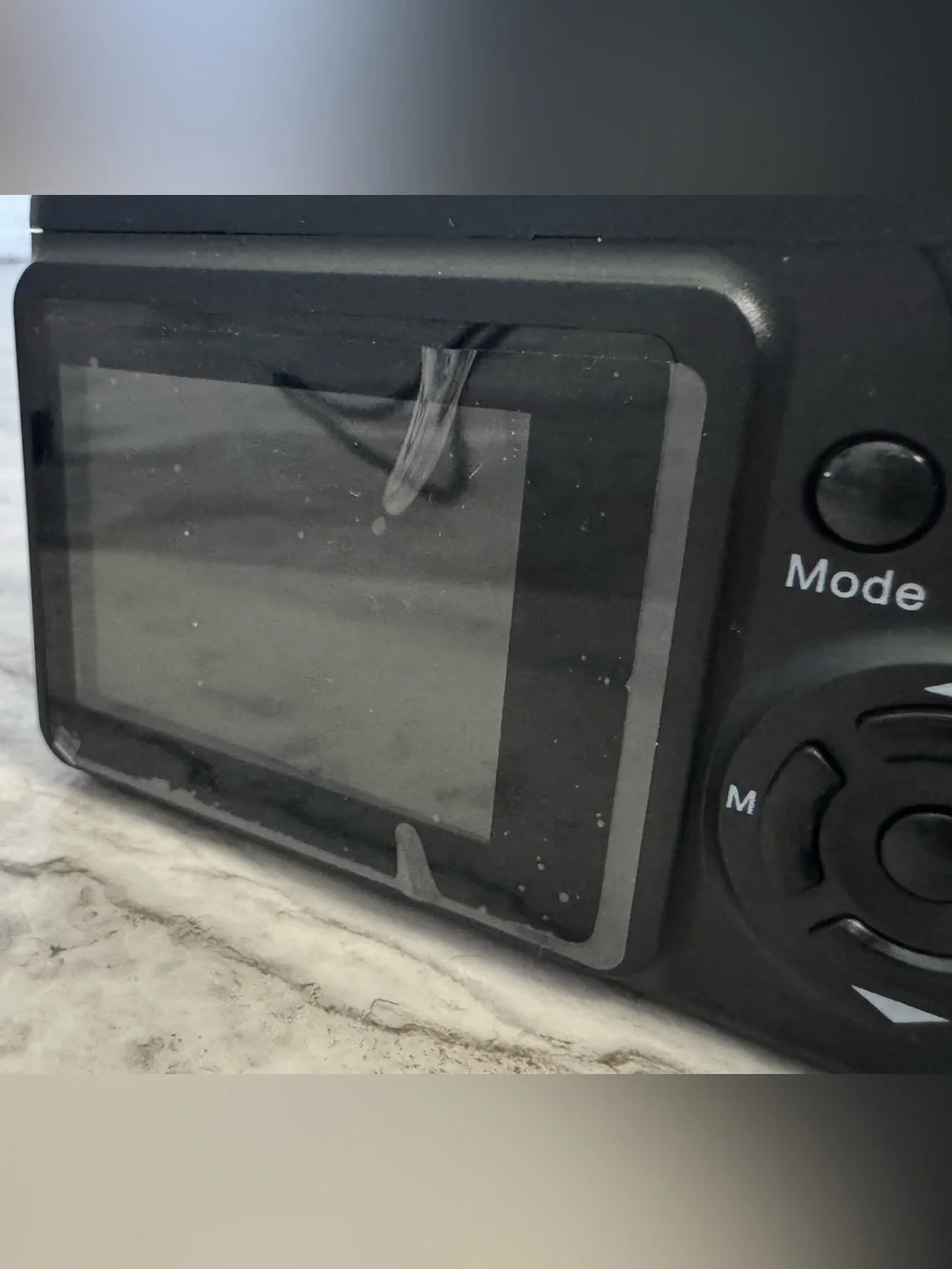 Black Digital Camera/Video with Detachable Macro Lens and USB Cable